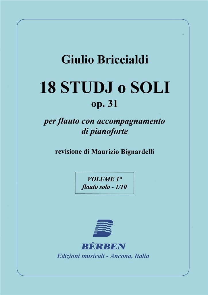 18 Studi O Soli Opus 31 Vol. 1
